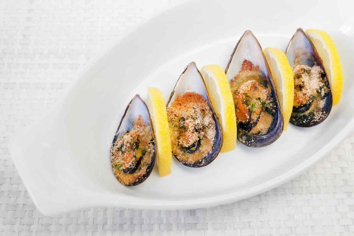 Cozze gratinate