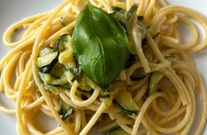 Pasta con zucchine