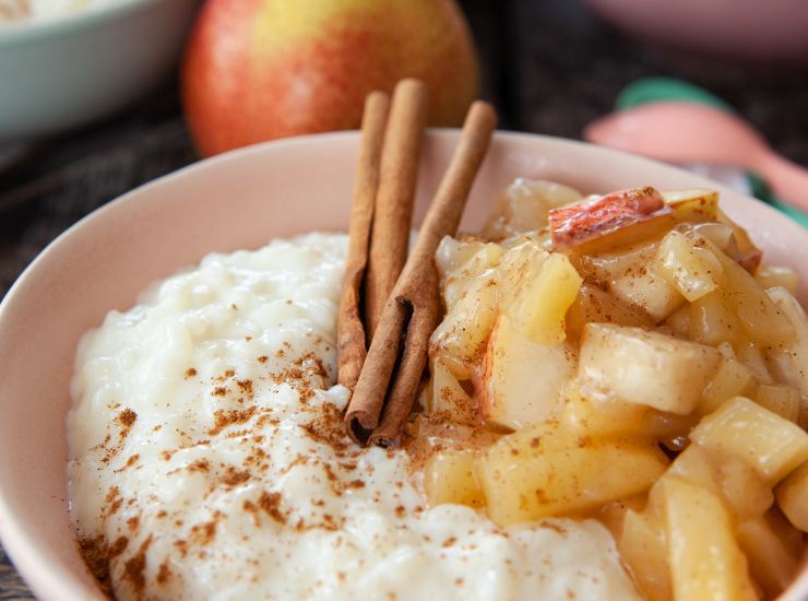 Riso bianco con mela ricetta