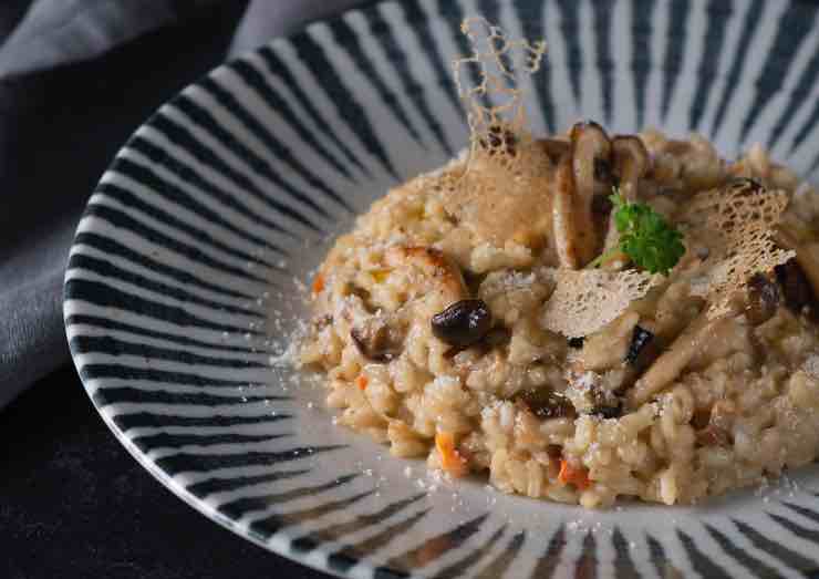 Risotto ai funghi - La 'chicca' finale da aggiungerci