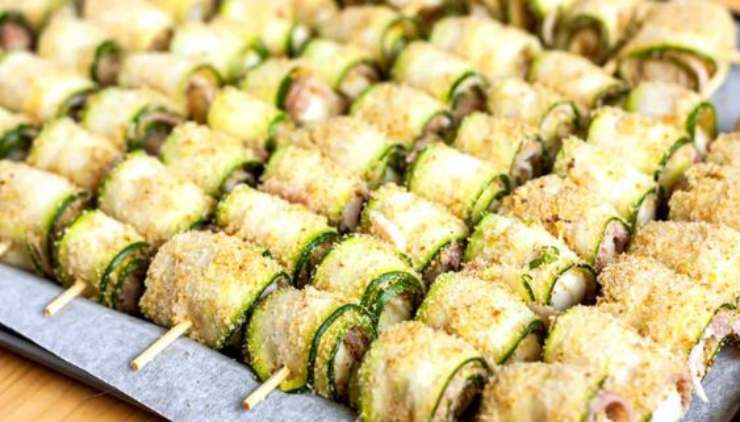 involtini di zucchine ricetta-ifood