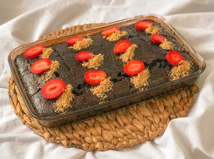 brownies fragole e cioccolato-ifood