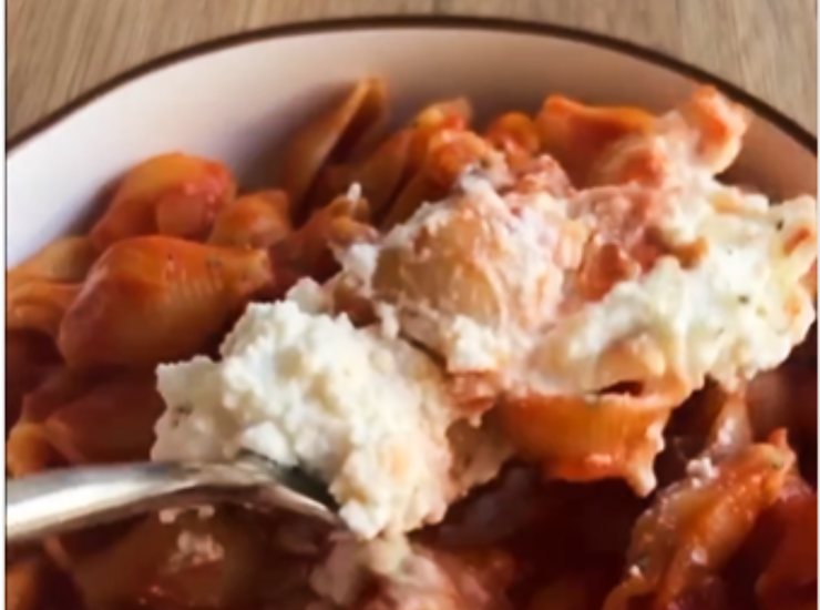 pasta light conchiglie e ricotta-ifood