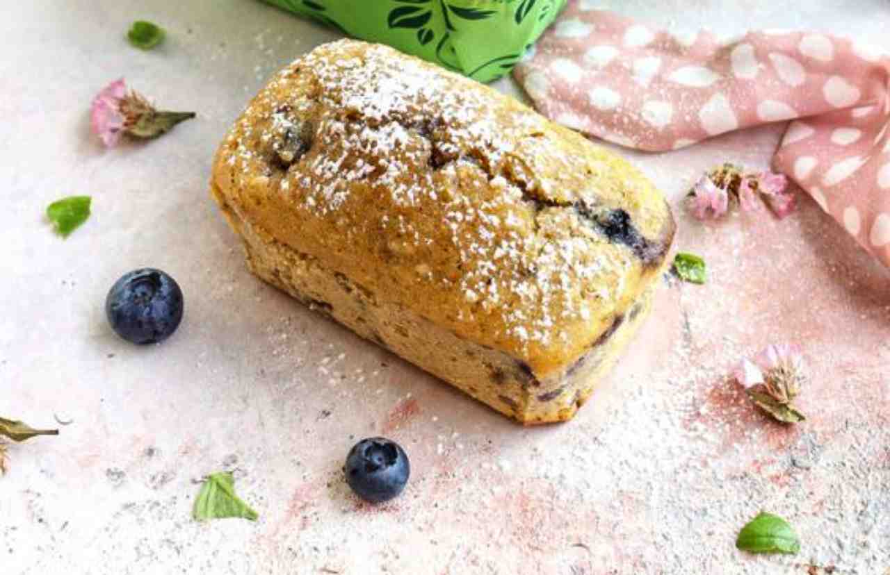 plumcake mirtilli veloce-ifood