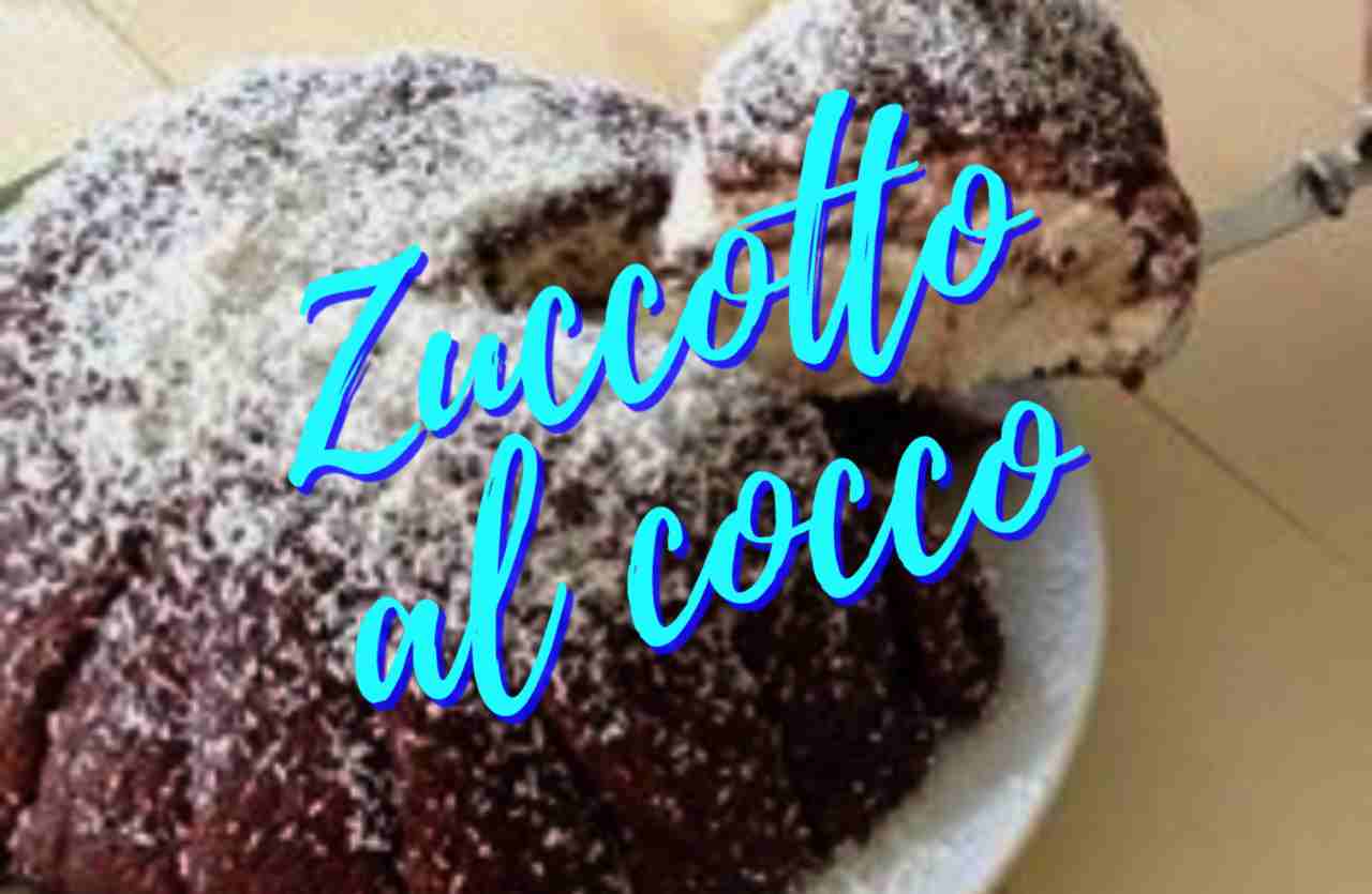 zuccotto al cocco e cacao ricetta-ifood