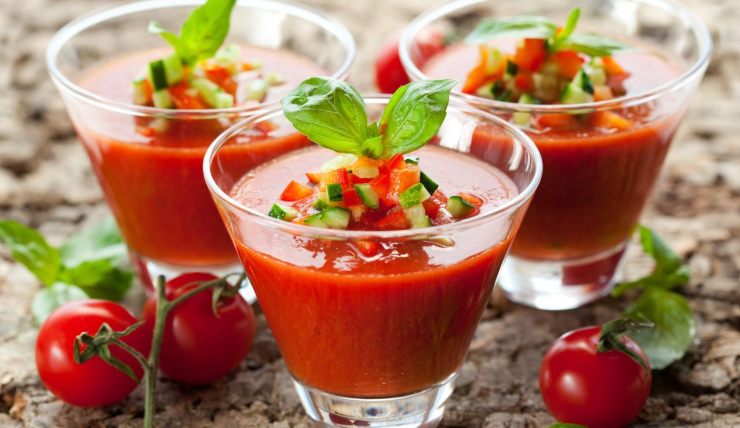 gazpacho come antipasto-ifood