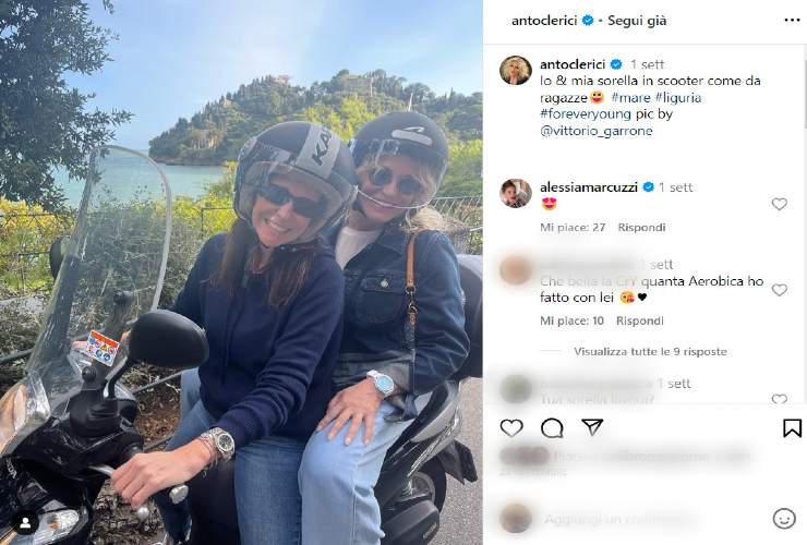 Chi ha mai visto la sorella di Antonella Clerici?