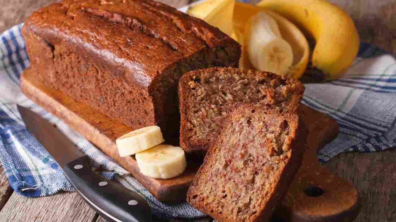 ricetta banana bread light