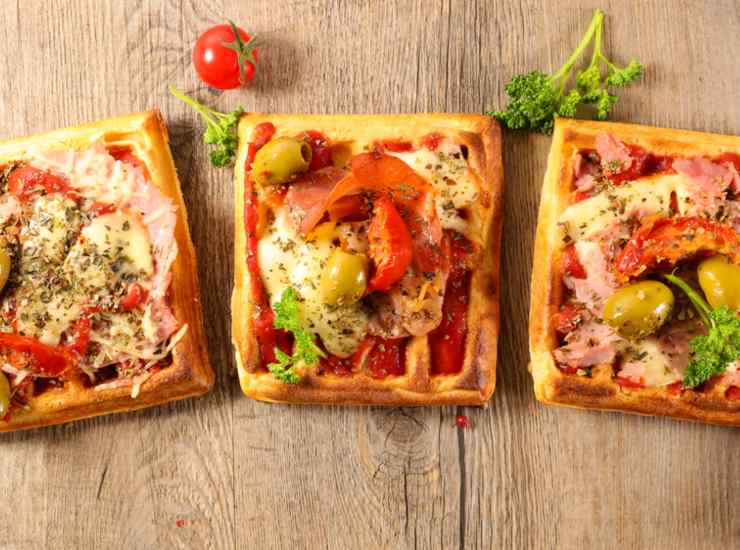 Pizza waffle