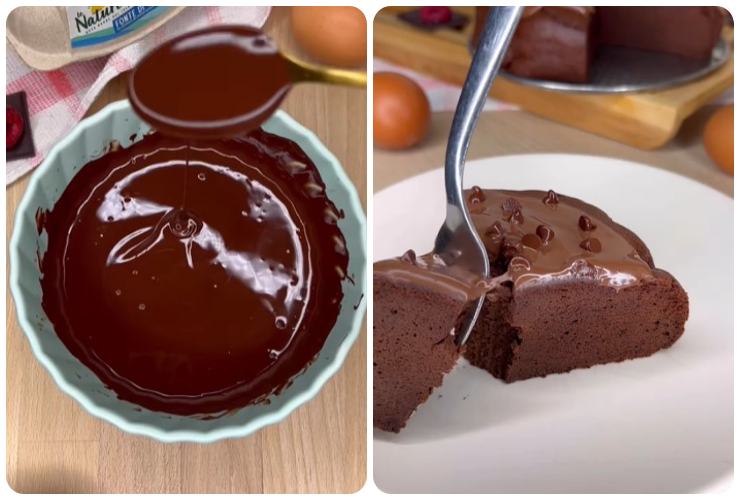 Torta al cioccolato semplice e veloce
