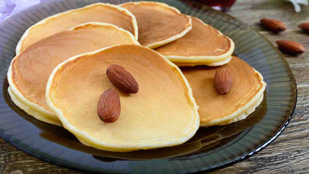 ricetta pancake alle mandorle