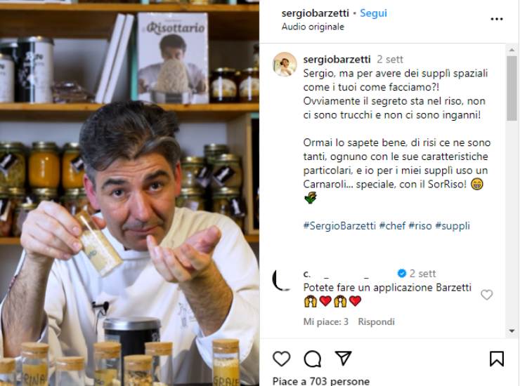 barzetti sergio supplì di riso