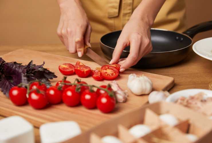 preparare ricette in padella