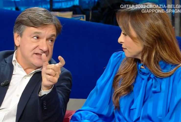 Benedetta Parodi e Fabio Caressa
