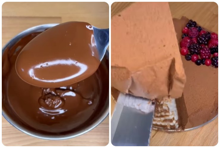 Una torta magica al cioccolato in pochissime mosse