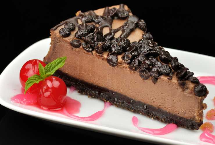 ricetta cheesecake light al cioccolato