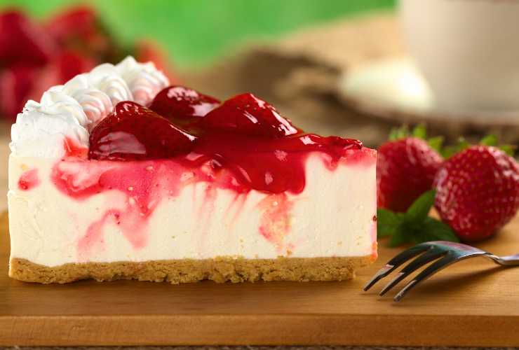 ricetta cheesecake senza cottura