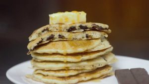 ricetta pancake con gocce di cioccolato