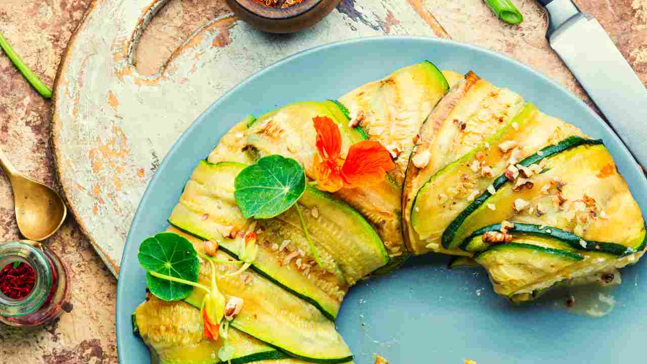 ricetta rotolo di zucchine