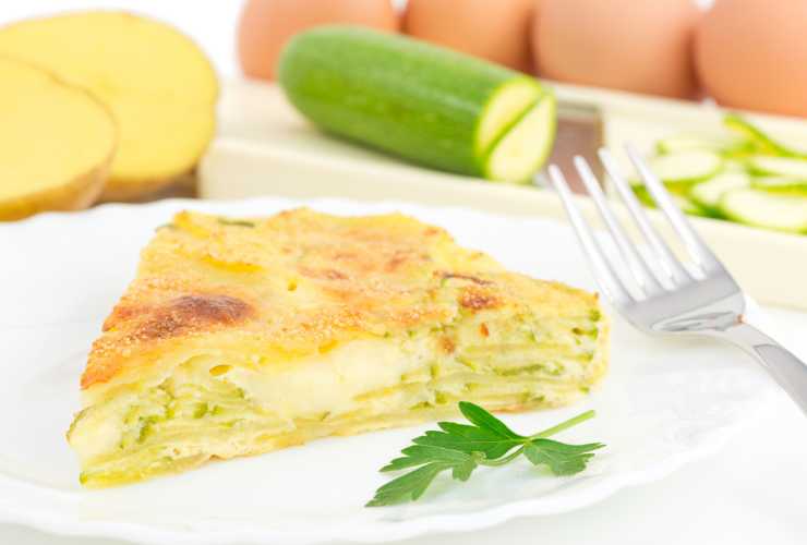 ricetta focaccia di zucchine