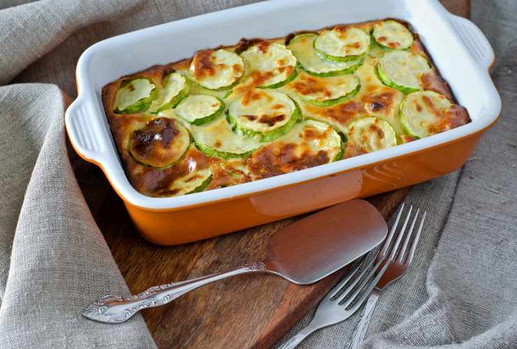 ricetta sformato di zucchine light