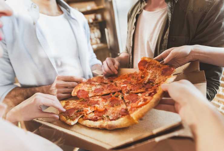 aumento peso corporeo pizza