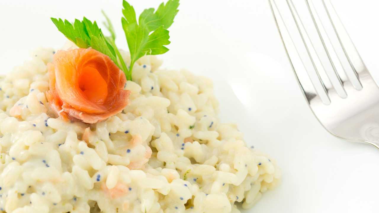 ricetta risotto salmone e spumante