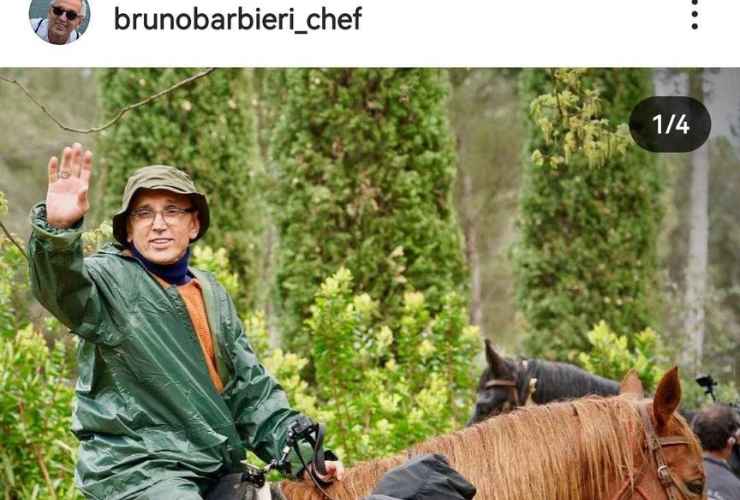 Bruno Barbieri passione equitazione
