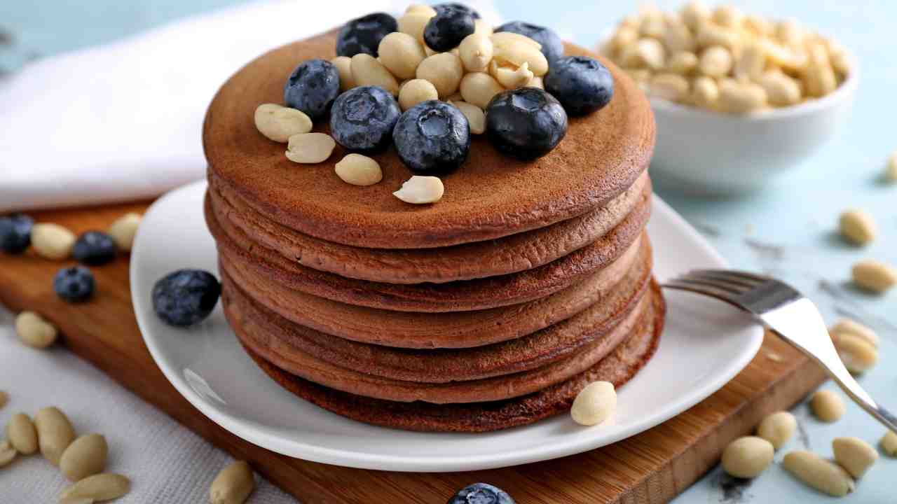 ricetta pancake al cioccolato light