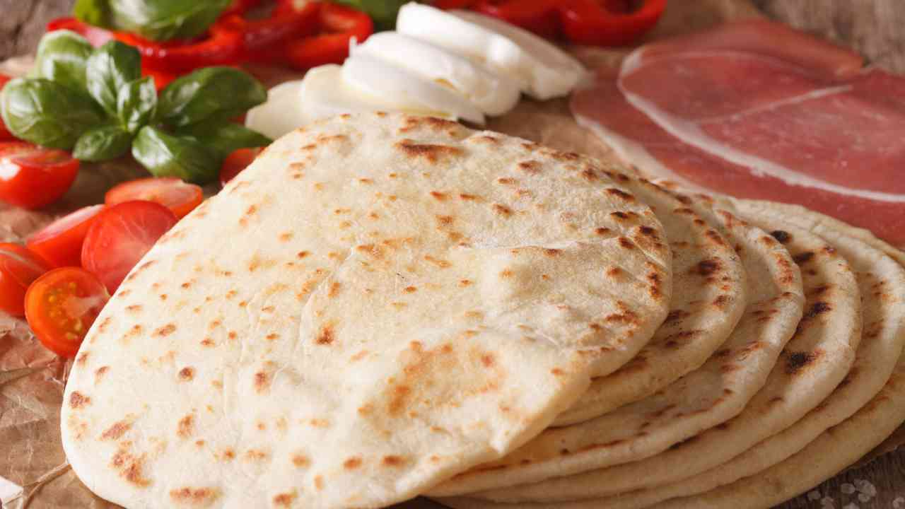 piadina light con yogurt