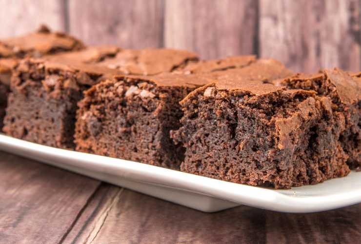 ricetta brownies all'acqua