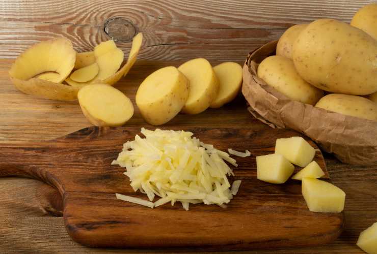 ricetta schiacciata di patate light