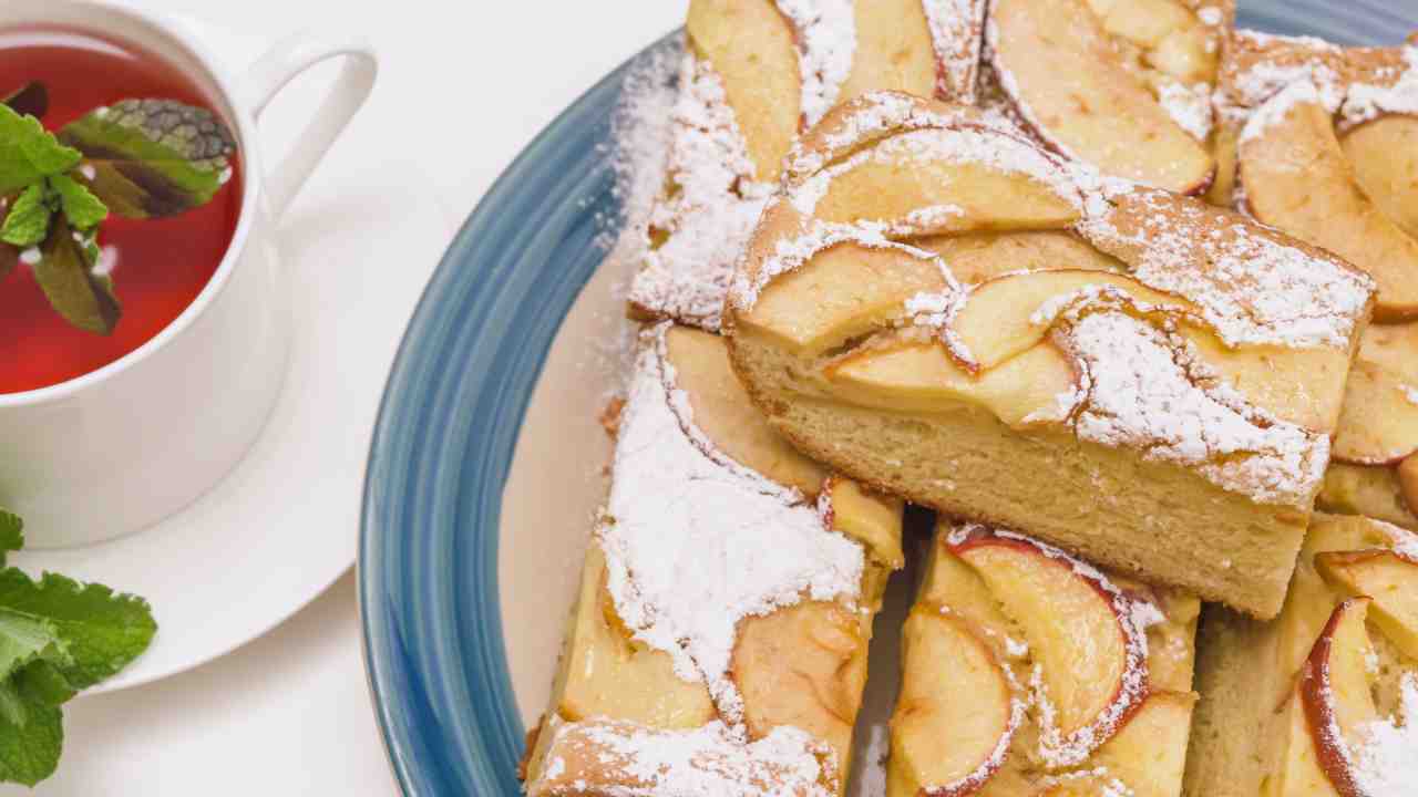 ricetta torta di mele light