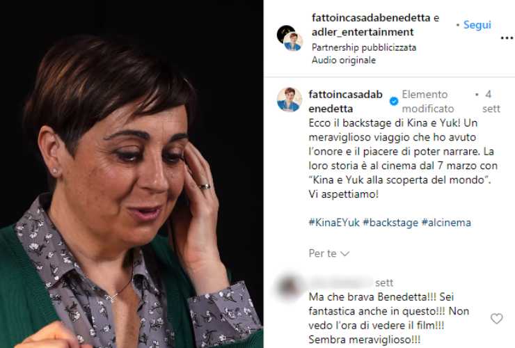 Dubbning av Benedetta Rossi