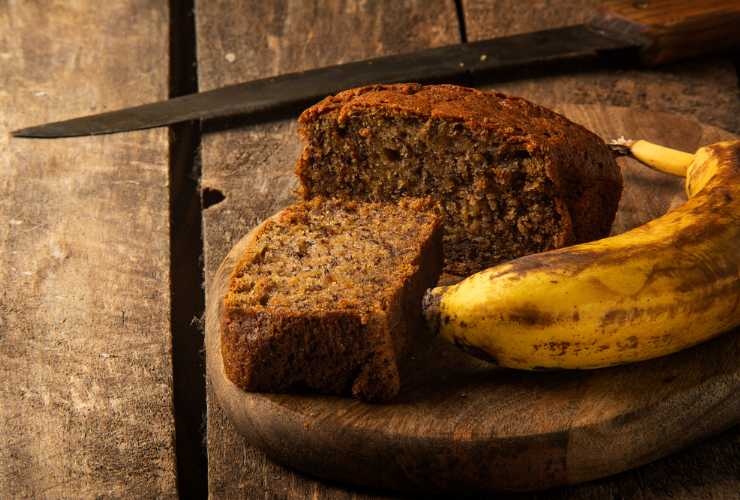 ricetta banana bread al cioccolato light