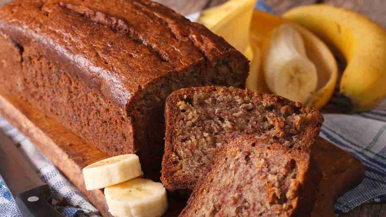 ricetta banana bread al cioccolato light