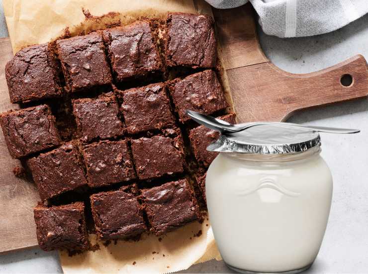 brownie con yogurt - ifoo.it