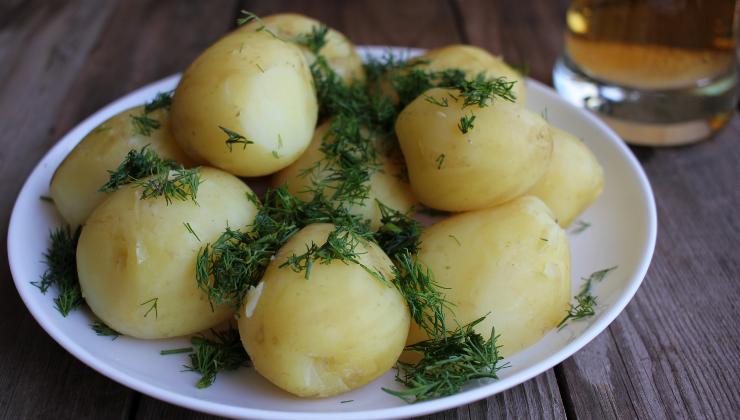 Patate lesse- microonde- ifood.it